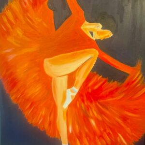 רקדנית באש כתומה - יעל זילברברג בן פרץ