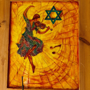 רקדנית עם כינור - יהונתן טרנובסקי