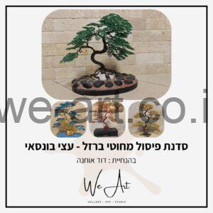 סדנת פיסול עצי בונסאי מחוטי מתכת  - דוד אוחנה