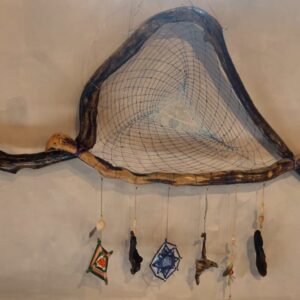 לוכד חלומות ענק- עשוי שורשי אקליפטוס - גליה יקים הרוש