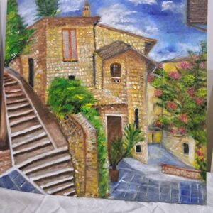 נוף צפתי טיפוסי סימה ברגמן