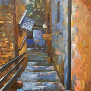 רחוב בצפת העתיקה ליאורה נאור